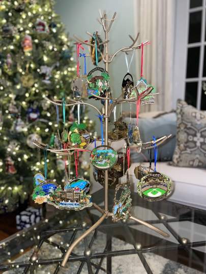 Carol Fennel's ornament tree