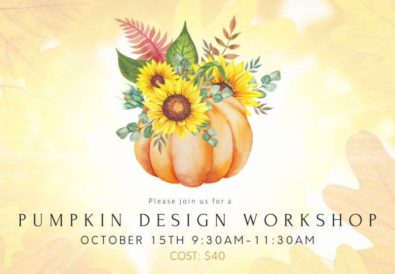 PUMPKIN DESIGN WORKSHOP BANNER 2022 